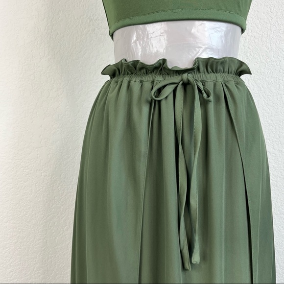 Ali & Jay 2 Pc Crop Tank Maxi Slit Skirt Det - Picture 10 of 12